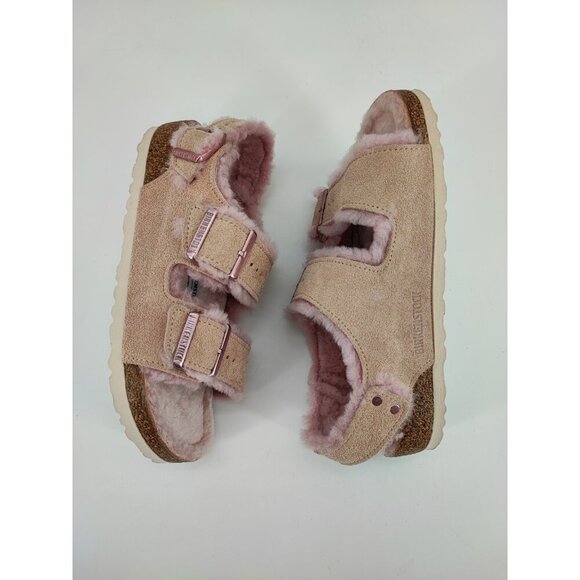Birkenstock Women's Milano Pink Suede Leather Slingback Sandals Size 6 US - Picture 5 of 8